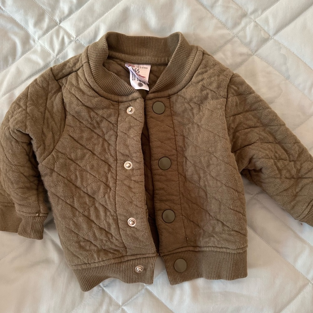 Hanna Andersson Quilted Puffer Jacket - Olive